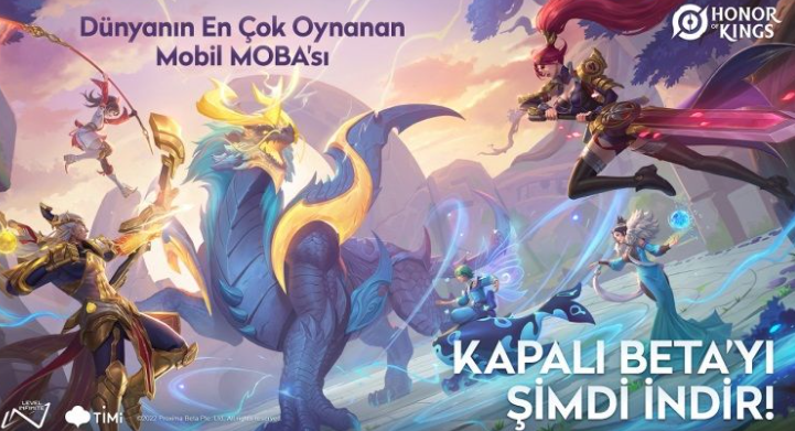 Honor of Kings Turkey closed beta has started