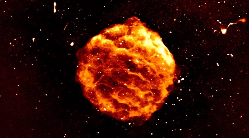 A Supercomputer Creates Photograph of Supernova Remnant