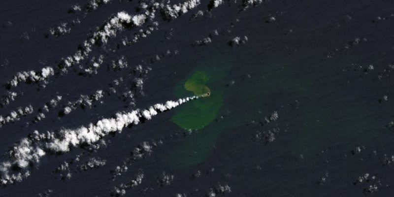 NASA Discovers New Island in the Pacific Ocean